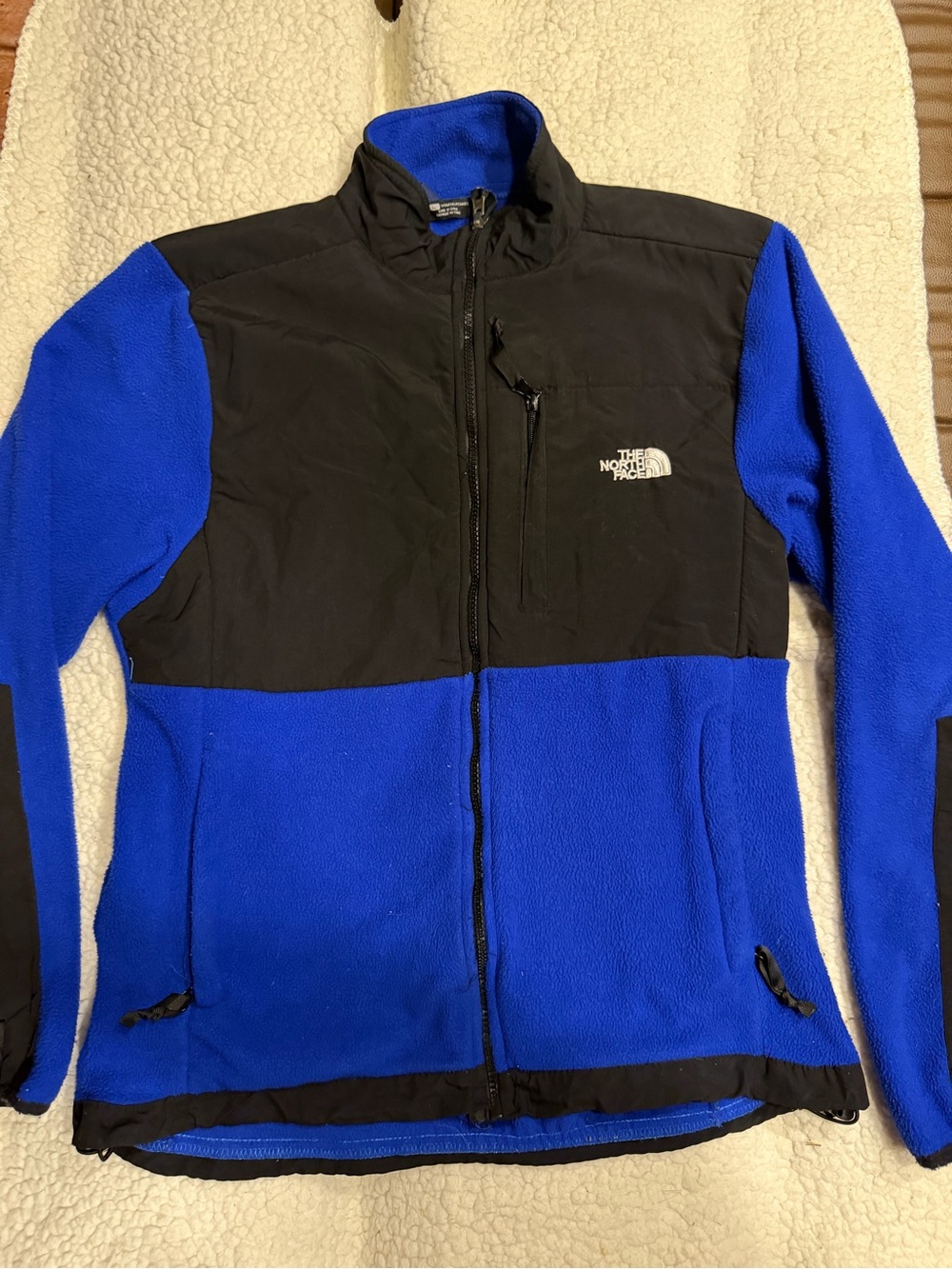 The North Face Black and Blue Lightweight Fleece Jacket
